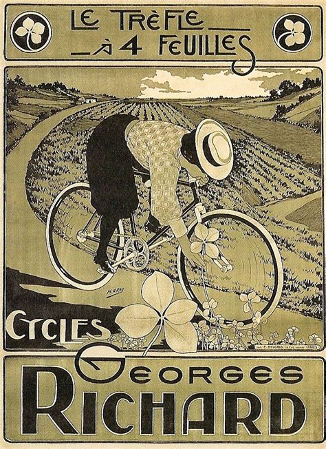 Old French Bicycle Advertisement Posters Matthew S Island