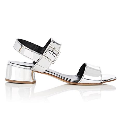 20 Silver Block Heel Sandals To Wear Everywhere Who What Wear Uk