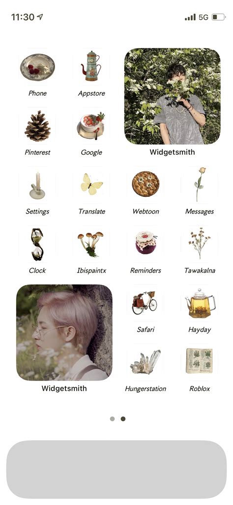 Cottage Core Aesthetic Core Aesthetic Homescreen Layout Nct