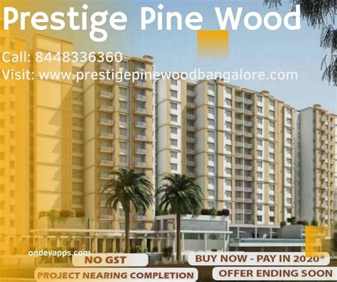 Prestige Pine Wood Koramangala Bangalore Ready To Move In Apartments