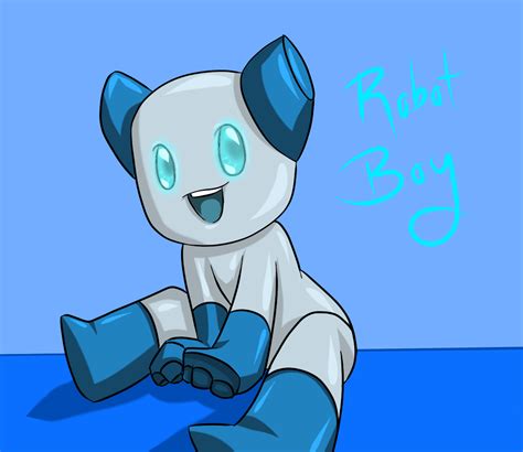 Robot Boy Anime Ish Style By Bluevortex525 On Deviantart