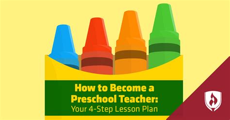 How to Become a Preschool Teacher: Your 4-Step Lesson Plan | Rasmussen ...