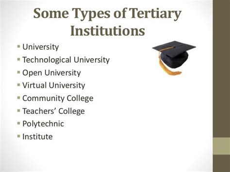Definition Of Tertiary Level Education