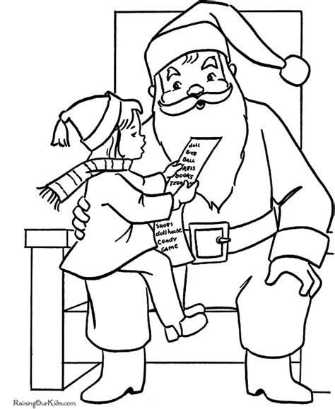 Hi there people , our newly posted coloringimage that you canhave fun with is santa clauss with a fat christmas sacks for good childrens on christmas coloring page, published under christmascategory.this particullar coloring image height & width is about 600 pixel x 646 pixel with approximate file size for around 72.73 kilobytes. Kid Sitting On Santa Claus Lap Coloring Pages : Coloring Sky