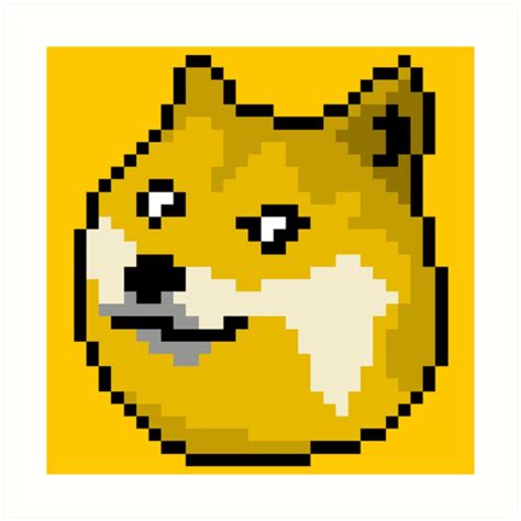 Doge Meme Pixel Art Grid Pixel Meme Doge Minecraft Wattpad Random
