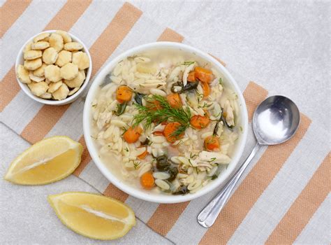 Lemon Chicken Soup Is A Light And Fresh Soup Made With Orzo