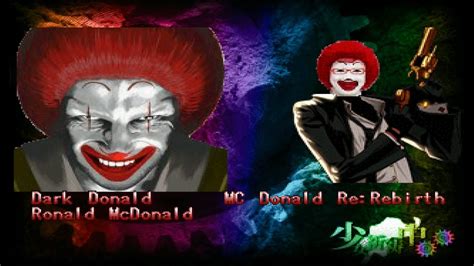 Mugen K Dark Donald 12p And Ronald Mcdonald 12p Vs Donald Solo A5