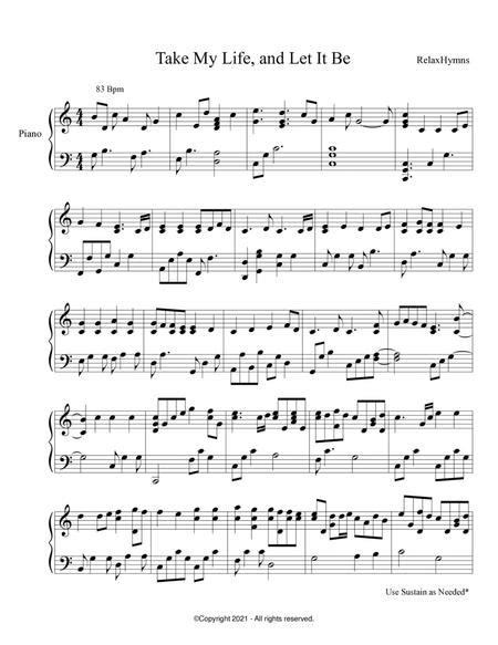 PIANO Take My Life And Let It Be Piano Hymns Sheet Music PDF By