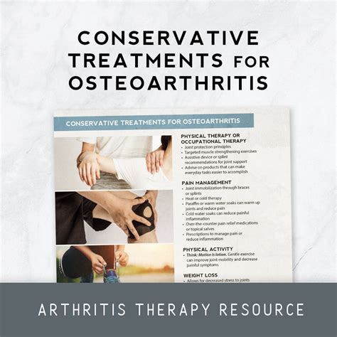 Conservative Treatments For Osteoarthritis Therapy Insights