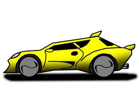 Cartoon Race Car