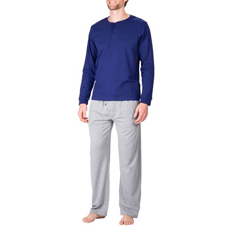 SLEEPHERO Mens Pajama Set Pajamas For Men 2 Piece PJ Set With Cotton