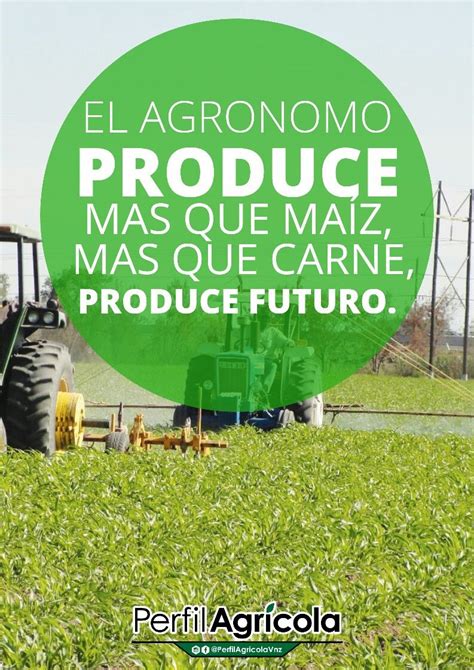 El agrónomo produce mas que maíz mas que carne produce futuro
