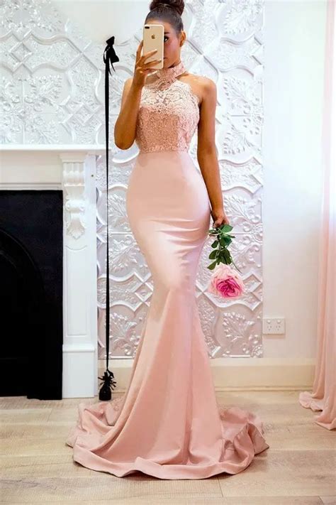 hualong elegant mermaid blush pink wedding dress online store for women sexy dresses