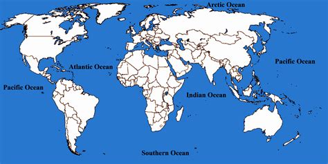 Ocean Shipping Map