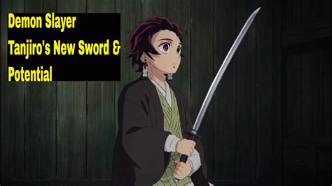 Demon slayer sword real katana keychains anime figure tanjiro for men kimetsu no yaiba zenitsu key chain cosplay pendant. Demon Slayer - Tanjiro's New Sword & Potential - YouTube