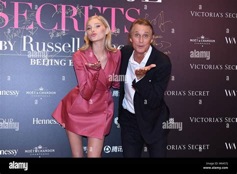 Victorias Secret Angel And Swedish Model Elsa Hosk Left And