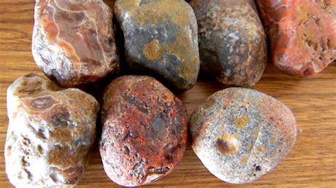 How To Polish Agates Unpolished Agate Minerals And Gemstones Rocks