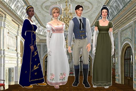Pin By Miles Lee On Sims 4 Themes Sims 4 Clothing Fashion Regency Era