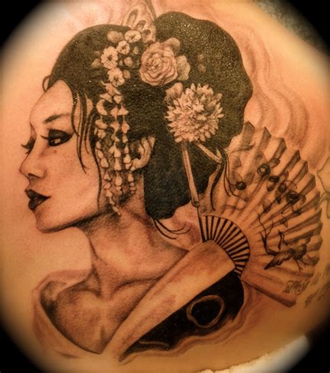 Pin By Daylee Dahl On Tattoos By Maggie S Geisha Tattoo Japanese