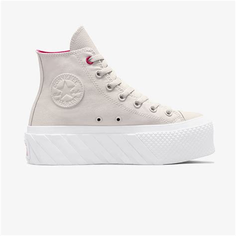 Converse Chuck Taylor All Star Lift 2x Hi Kadin Platform Beyaz Sneaker