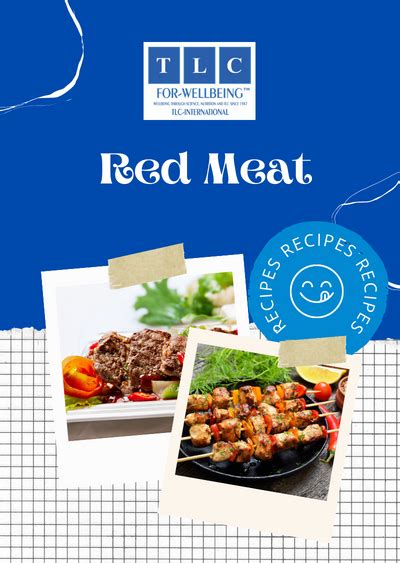 The Tlc Red Meat Recipe E Book Tlc For Wellbeing