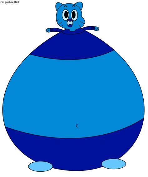 Gumball As A Giant Blueberry By Dev Catscratch On Deviantart