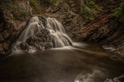 Forest Jungle River Rocks Stones Waterfalls Canada