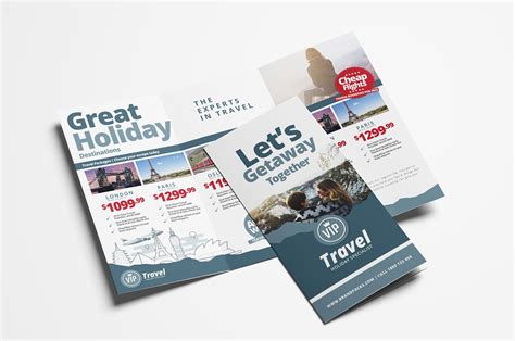 Free Travel Agency Poster And Brochure Template In Psd Ai And Vector