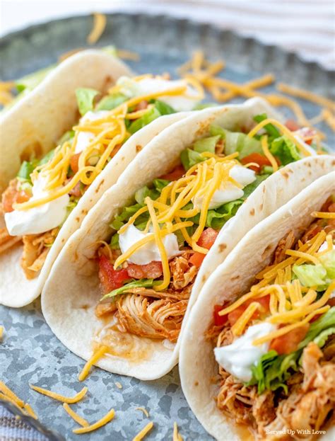 She has an ma in food research from. Served Up With Love: Crock Pot Chicken Tacos