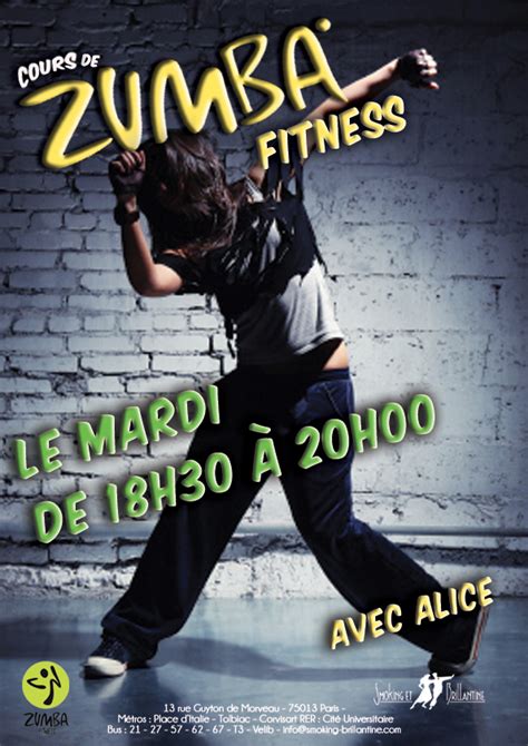Zumba Fitness Alice S Smoking Et Brillantine