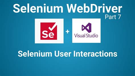 How To Interact With Web Elements In Selenium WebDriver YouTube