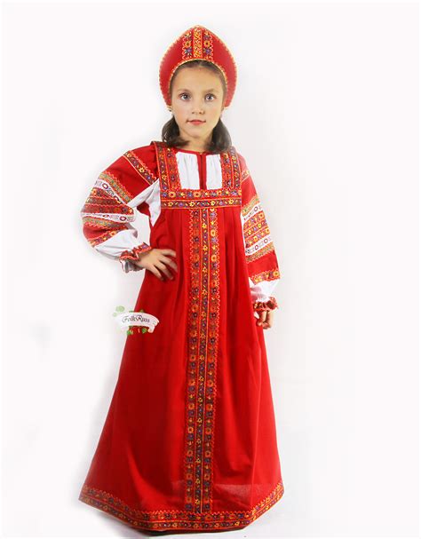 Traditional Russian Dress Dunyasha For Girl Lacienciadelcafe Com Ar
