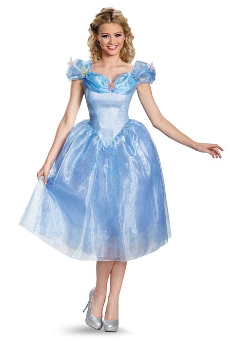 Womens Deluxe Cinderella Movie Costume