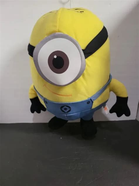 one eye minion stuart despicable me 2 toy factory 15 plush stuffed figure 2014 17 28 picclick