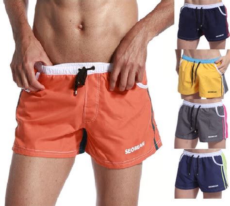 SEOBEAN Mens Sports Very Thin Casual Shorts Running Pants Lounge Boxer