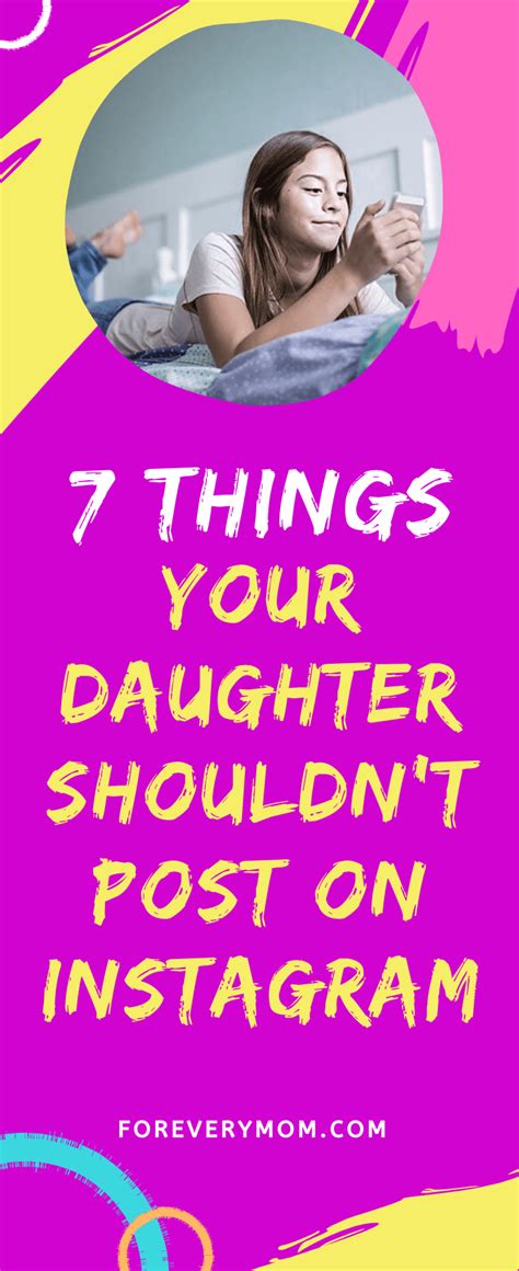 Things Your Daughter Shouldnt Post For Every Mom