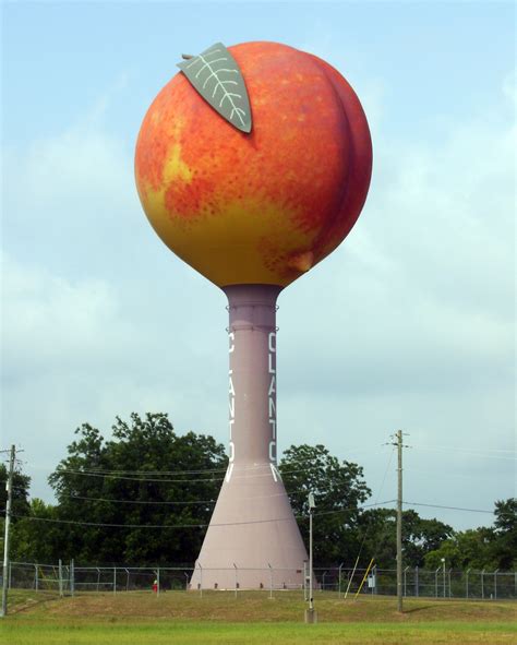 The Big Peach Tower In Clanton Alabama Birmingham Appraisal Blog