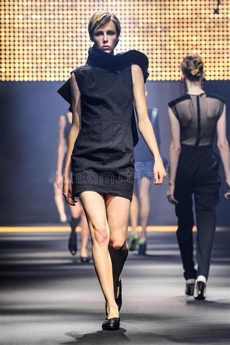 A Model Walks The Runway During The Lanvin Show Editorial Stock Photo