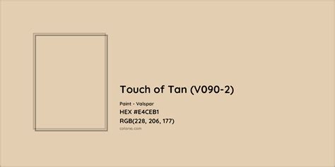 Valspar Touch Of Tan V090 2 Paint Color Codes Similar Paints And