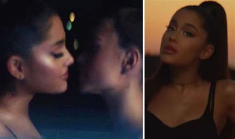 Ariana Grande Cosies Up To Female Co Star In Steamy Break Up With Your Girlfriend Video Music