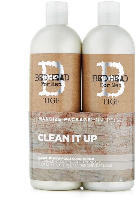 Tigi Bed Head For Men Clean It Up Shampoo Conditioner Duo X Ml