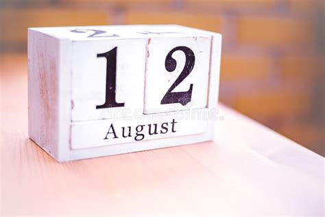 12th Of August August 12 Birthday International Day National