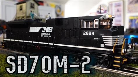 Norfolk Southern Sd70m 2 Mth Rail King Review Youtube