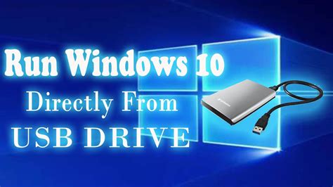 How To Install Windows 10 Directly Onto Usb External Hard Drive Youtube