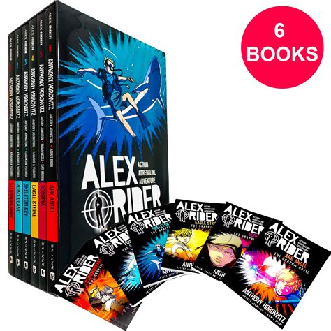 Alex Rider The Graphic Novel Collection 6 Books Box Set By Anthony