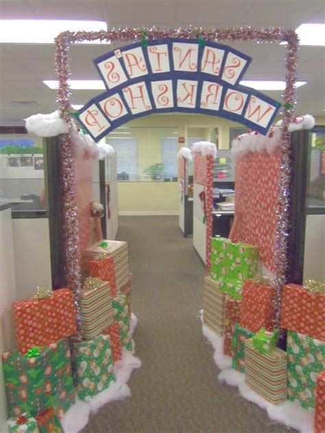 Funny christmas cubicle decorating ideas enticing Funny Christmas
