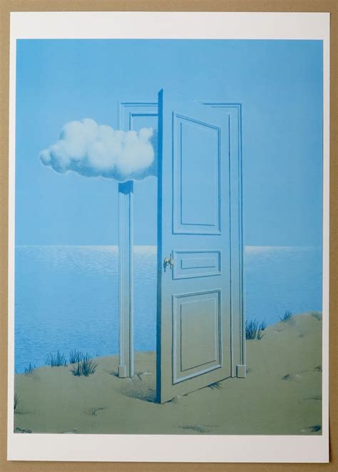 Rene Magritte Exhibition Poster Victory Surrealist Etsy