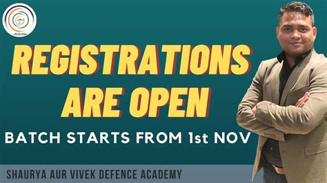 Registrations Are Open Now I Register For The New Ssb Batch I With This