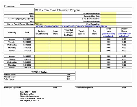 What Is Minutes On A Timesheet Or 8 Excel Weekly Timesheet Template
