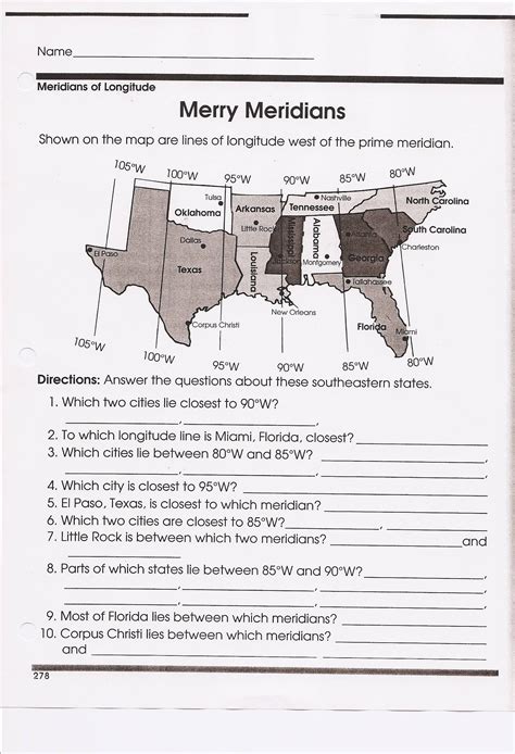 Social Studies Worksheets And Answers